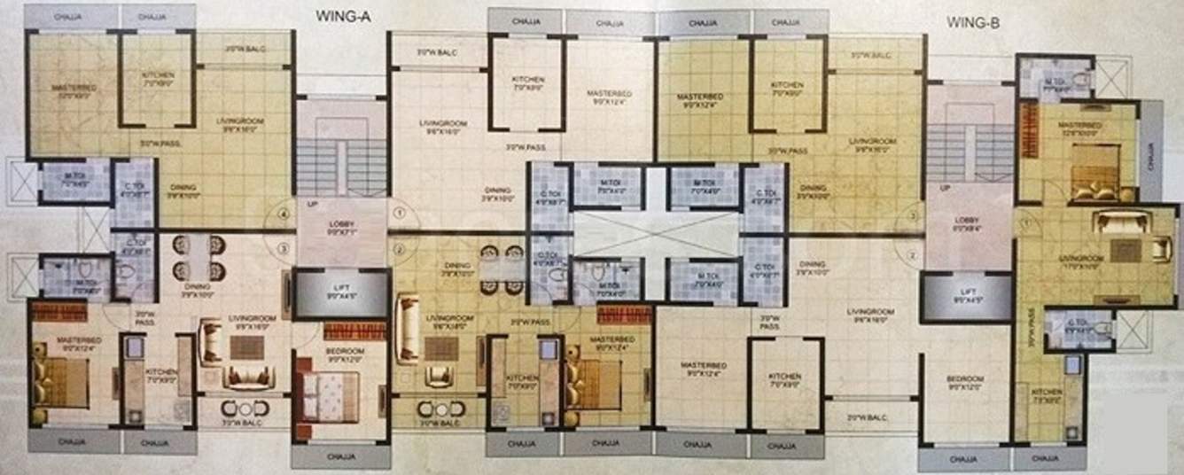 Images for Cluster Plan of MCA Gopeshwar Apartment