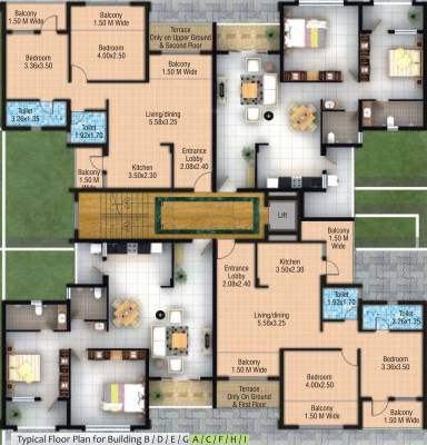  greens Images for Cluster Plan of Devashri Greens