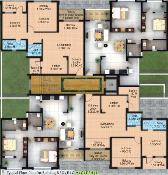  greens Images for Cluster Plan of Devashri Greens