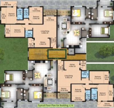  greens Images for Cluster Plan of Devashri Greens