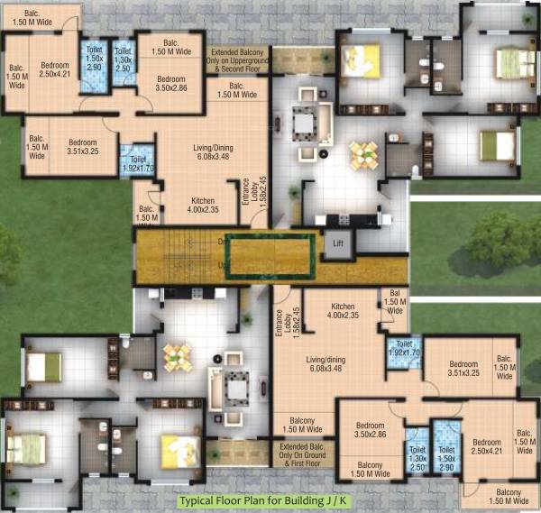  greens Images for Cluster Plan of Devashri Greens