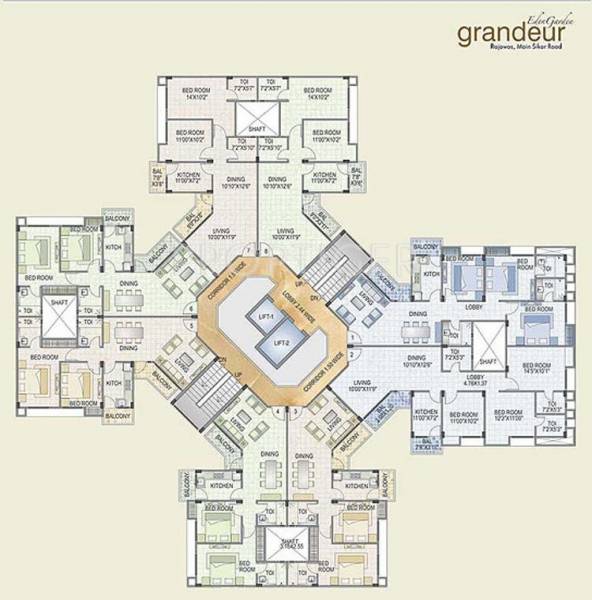 Images for Cluster Plan of GHP Grandeur Images for Cluster Plan of GHP Grandeur