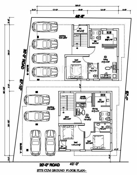 Images for Cluster Plan of Jasmine Visaka Flats