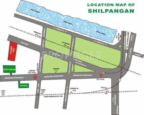 Unnayan Group Shilpangan Location Plan