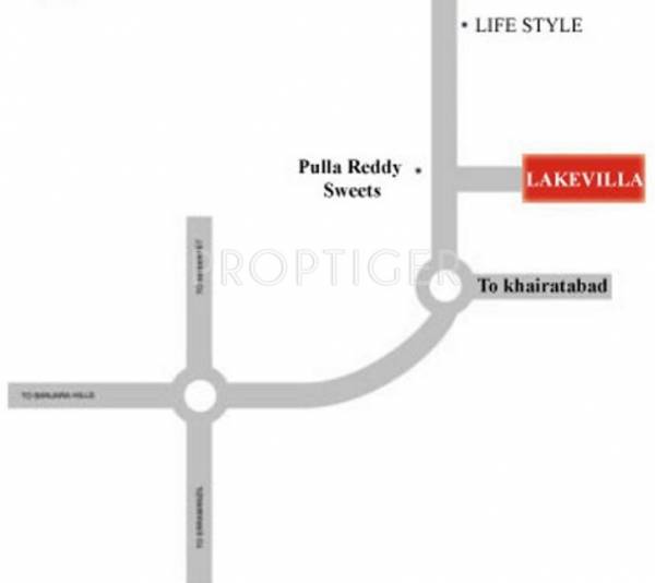 Images for Location Plan of Aparna Constructions Lake Villa