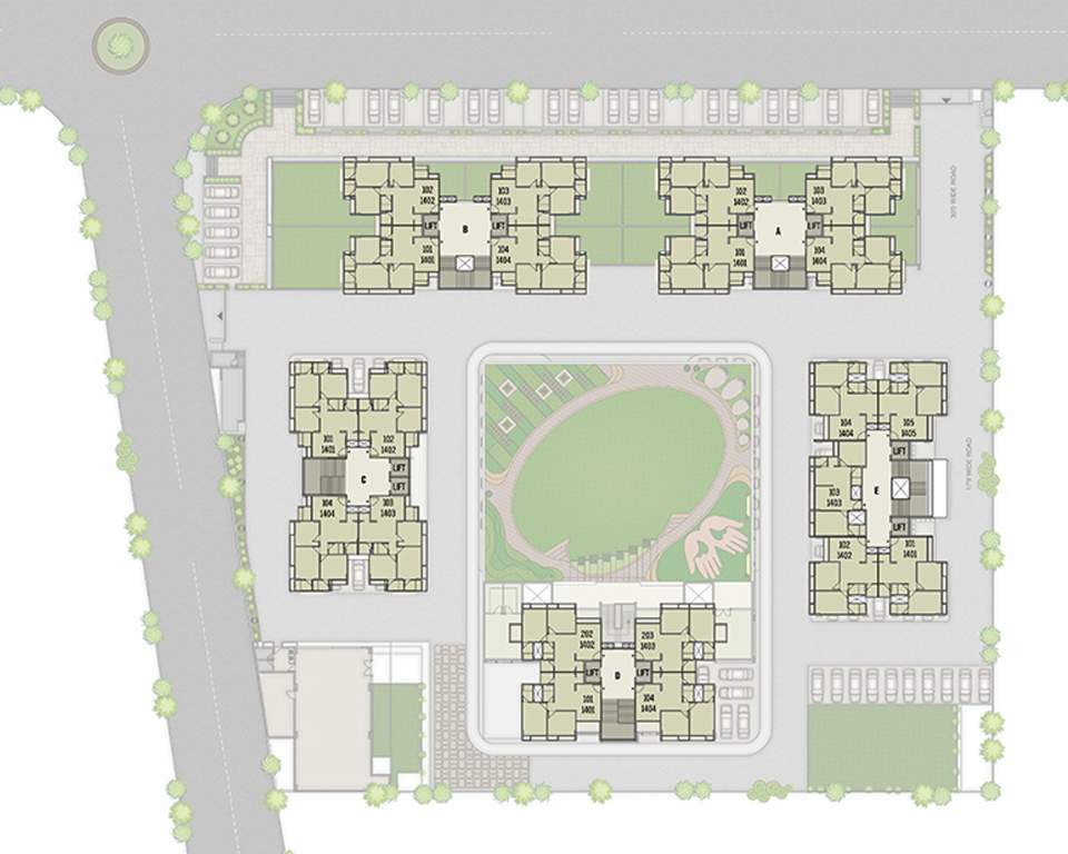 silver brook Images for Cluster Plan of Avirat Silver Brook