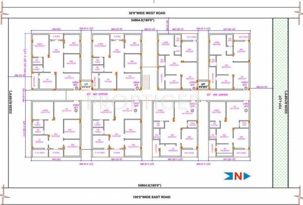  arca-residency Single Tower Cluster Plan