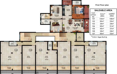 Images for Cluster Plan of Raj Ganaraj Arcade