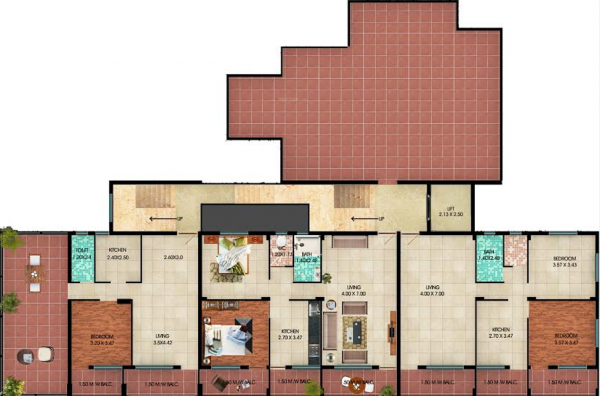 Images for Cluster Plan of Raj Ganaraj Arcade