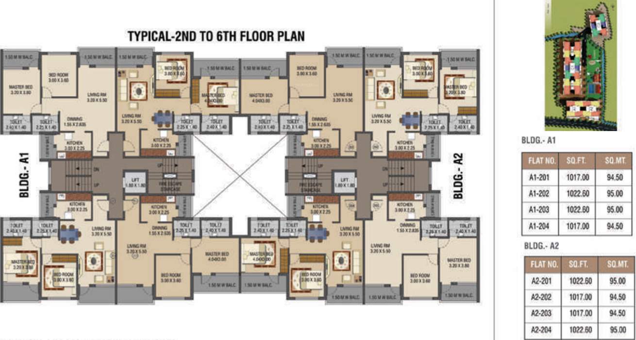Images for Cluster Plan of Raj Raj Ryle Residency