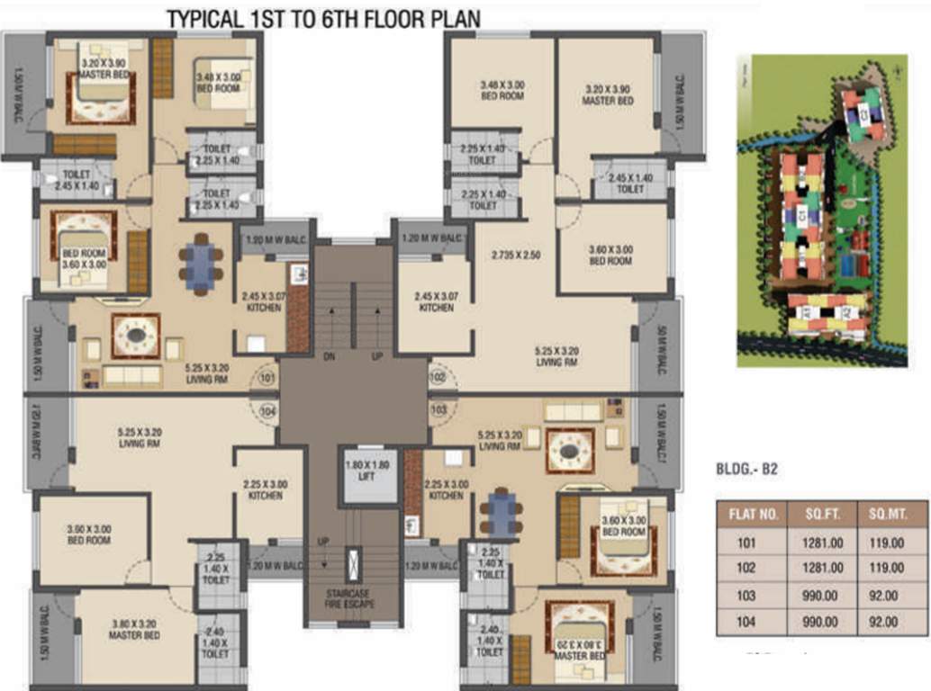 Images for Cluster Plan of Raj Raj Ryle Residency