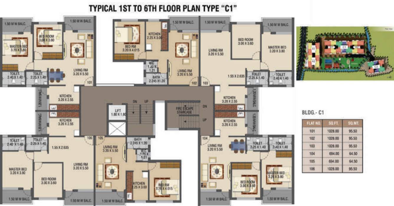 Images for Cluster Plan of Raj Raj Ryle Residency