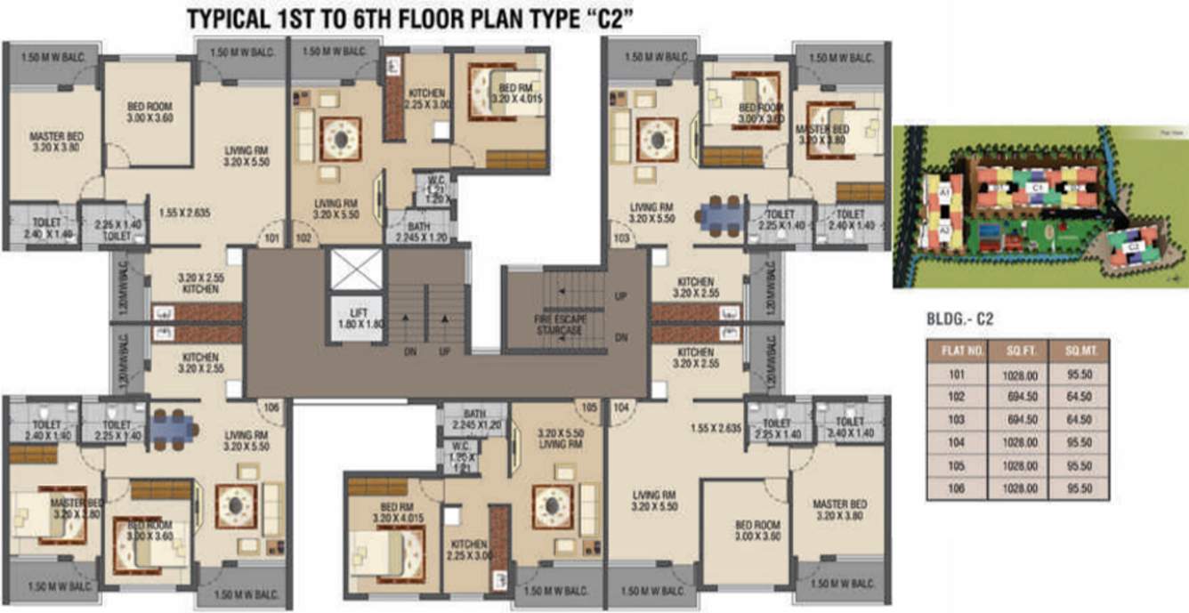 Images for Cluster Plan of Raj Raj Ryle Residency