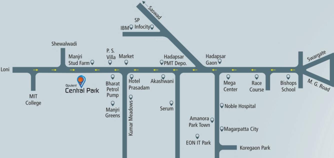  central park Images for Location Plan of Opulent Central Park
