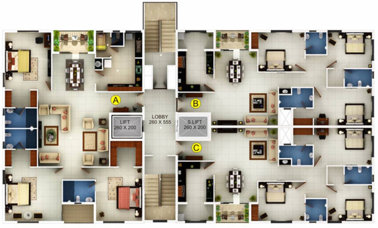 Images for Cluster Plan of Infra Housing Pinnacle