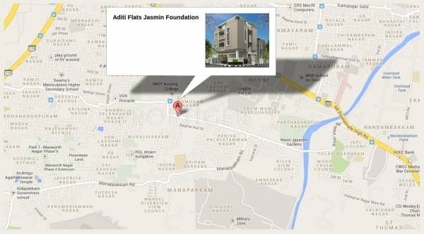Jasmine Foundation Aditi Flats Location Plan