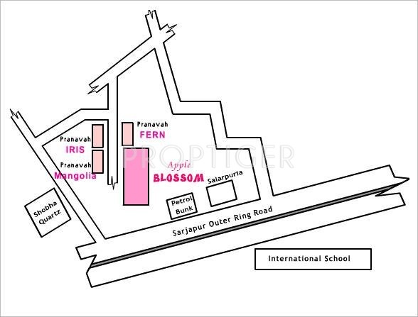 Pranavah Fern Location Plan