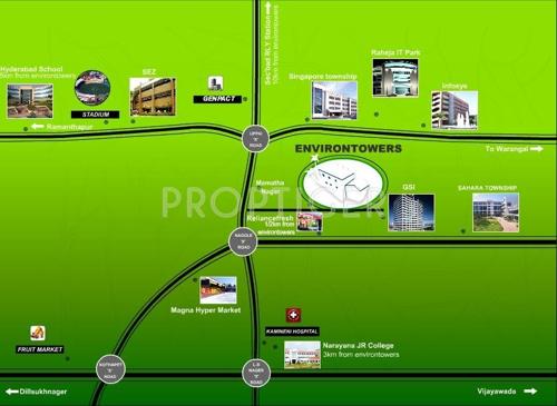  towers Images for Location Plan of Environ Towers