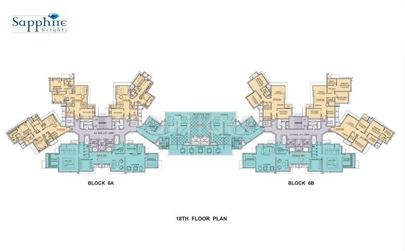  sapphire heights Block 4 Cluster Plan