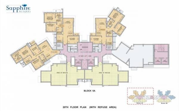  sapphire-heights Block- 5 Cluster Plan