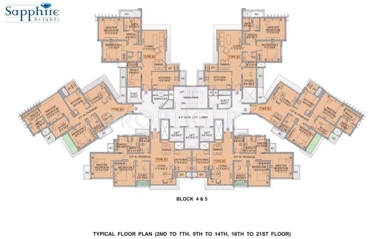  sapphire heights Block 6 B Cluster Plan