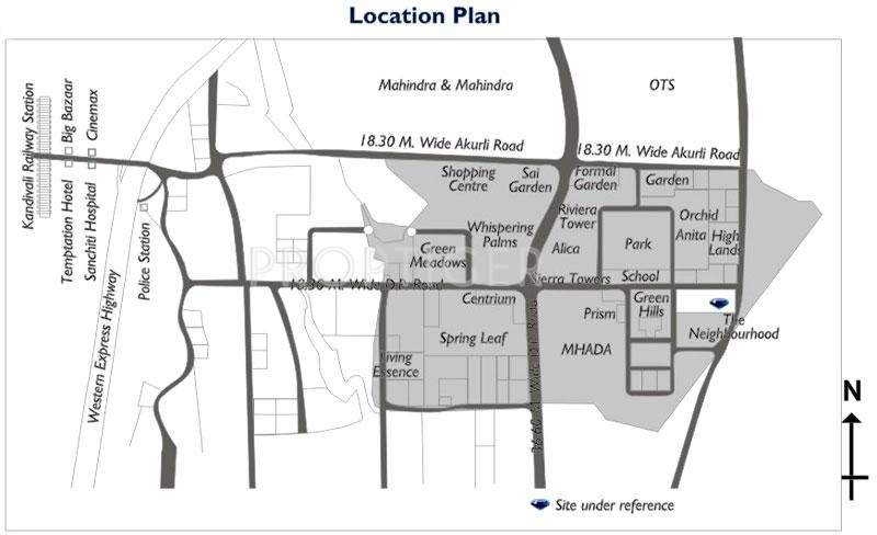  sapphire heights Images for Location Plan of Lokhandwala Sapphire Heights