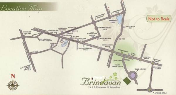i1 Properties Brindavan Location Plan