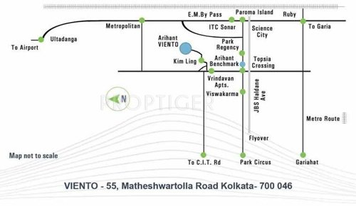  viento Images for Location Plan of Arihant Viento