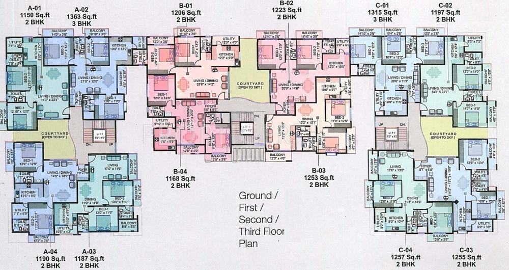  humming bees Block A Cluster Plan