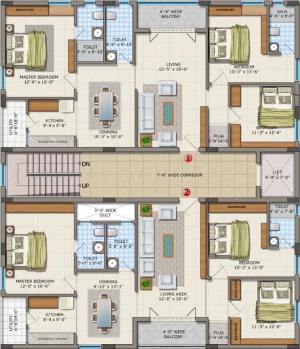 Images for Cluster Plan of Sahiti Vasuki Chandini Jewel