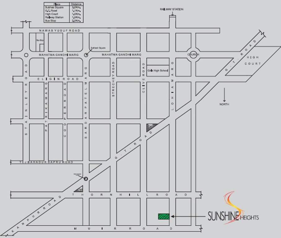  heights Images for Location Plan of Sunshine Infraestate Heights