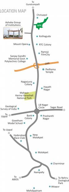 Images for Location Plan of Sri Balaji Real Estates And Constructions ADI Ramakrishnapuram