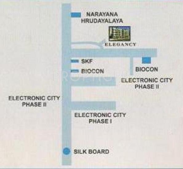 Magnum Developers Elegancy Location Plan