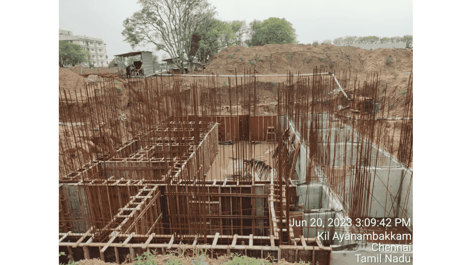  courtyard Block 1 Construction Status July 23