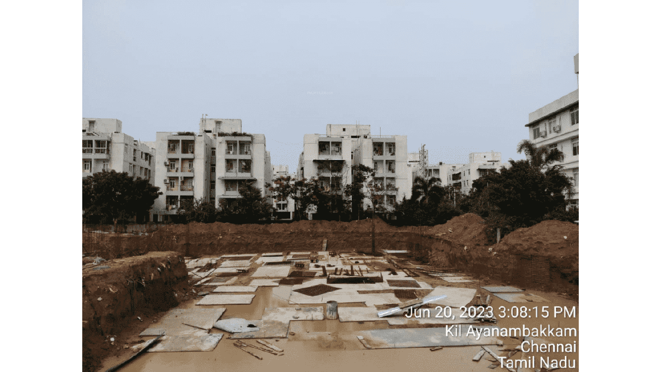  courtyard Block 1 Construction Status July 23