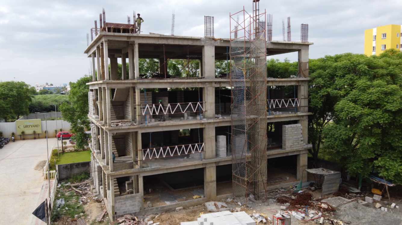  courtyard Construction Status Aug 25