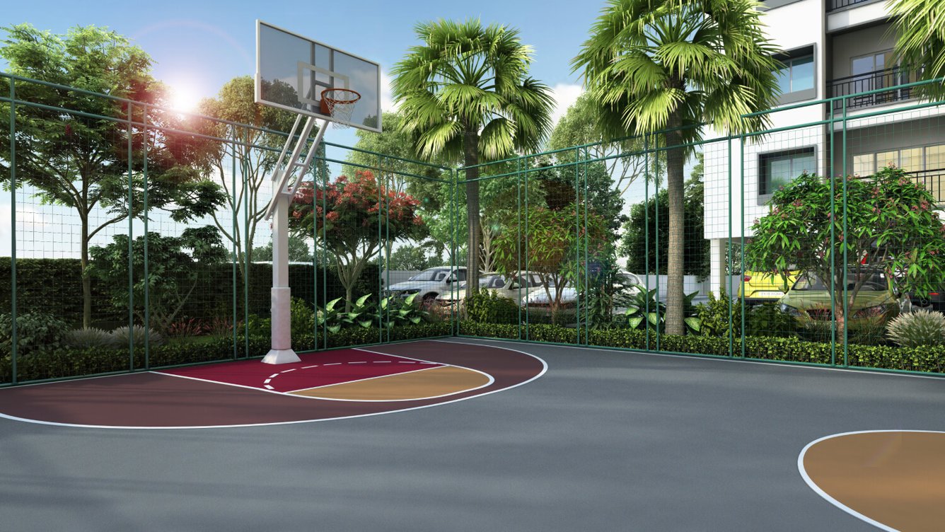  courtyard Basketball Court