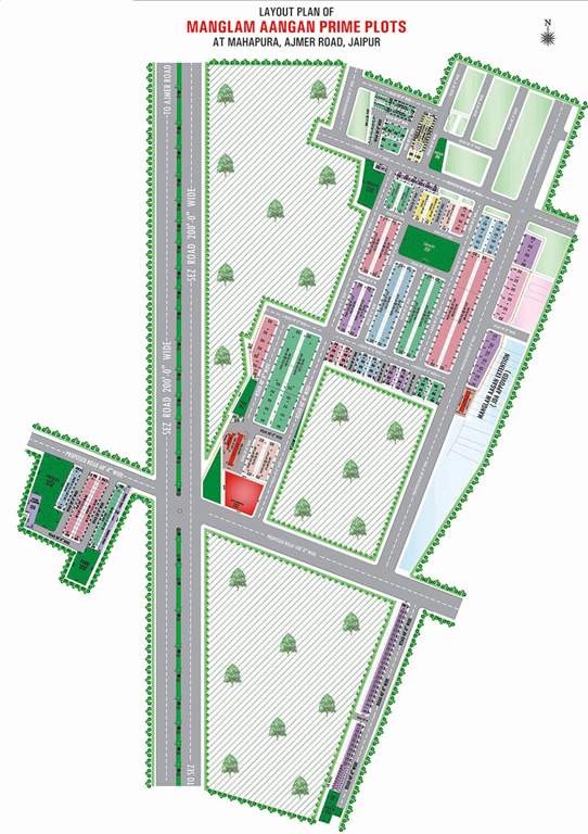 Images for Layout Plan of Manglam Aangan Prime Villa