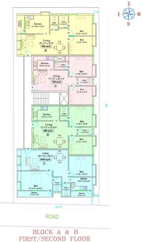 Images for Cluster Plan of RKN Seeralam Flats