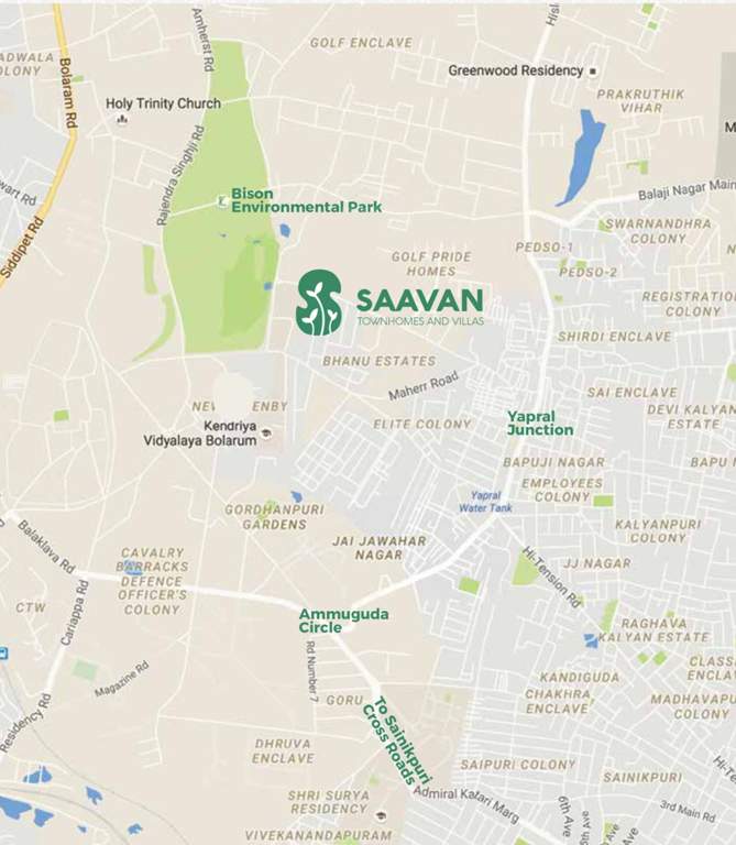  saavan villas Images for Location Plan of ARD Saavan Villas
