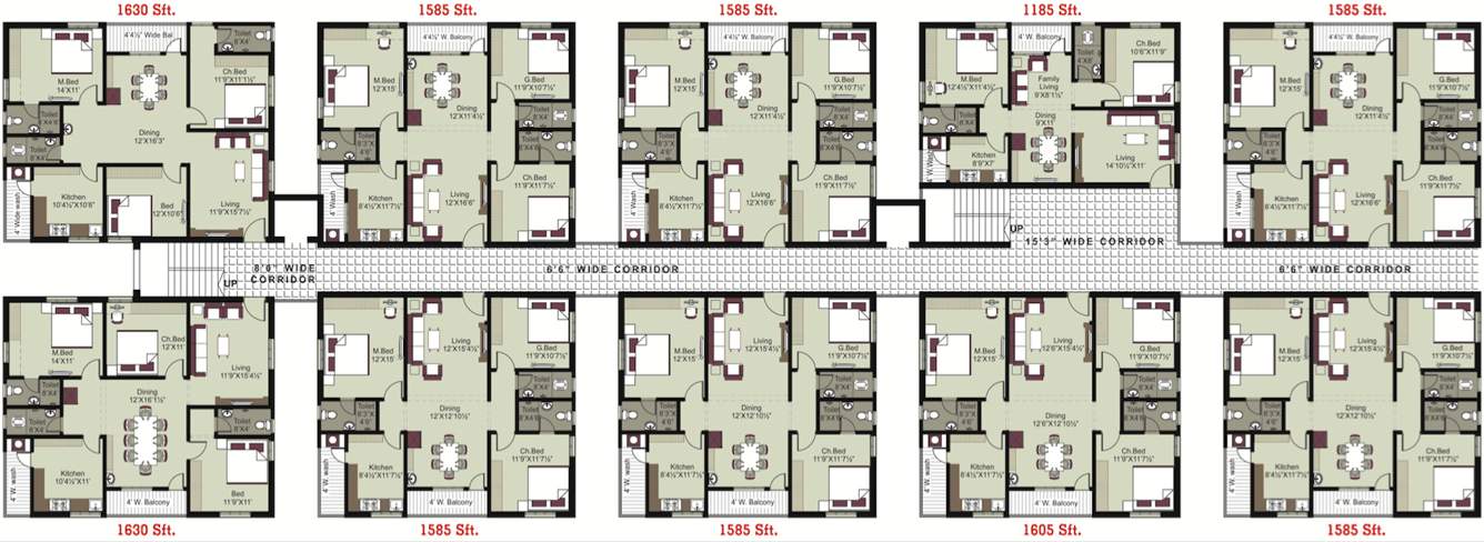 Images for Cluster Plan of Pavan Bankers Pride And Pavan Kesavs Pride