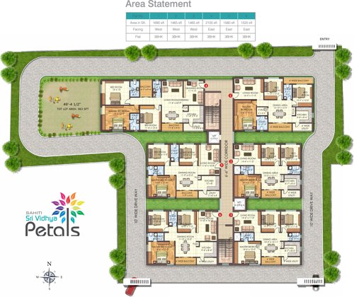  sri-vidhya-petals Images for Cluster Plan of Sahiti Sri Vidhya Petals