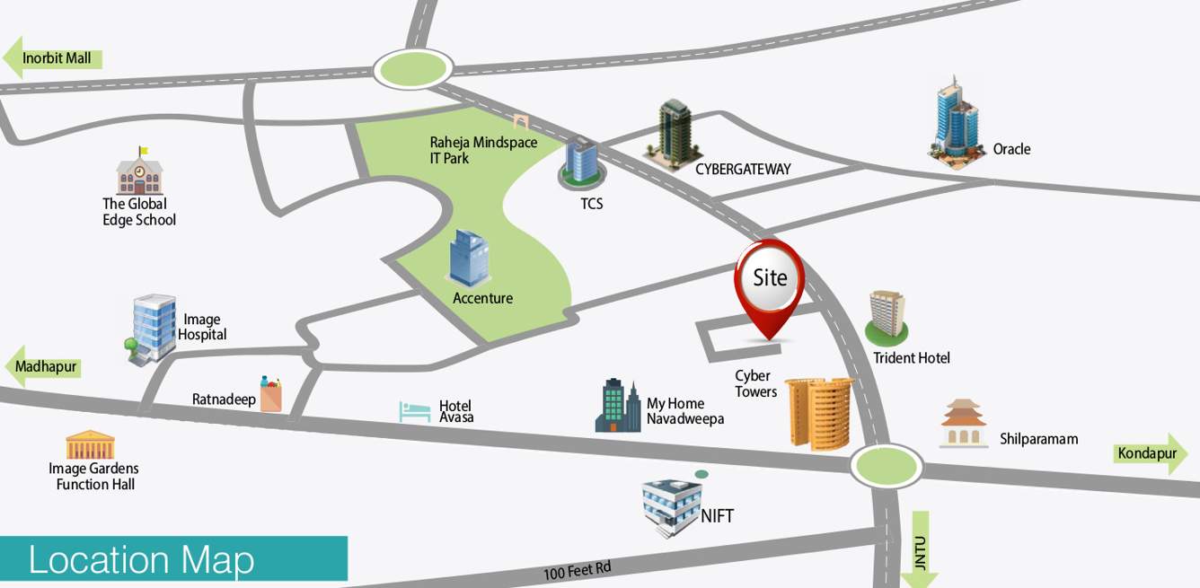 sri vidhya petals Images for Location Plan of Sahiti Sri Vidhya Petals