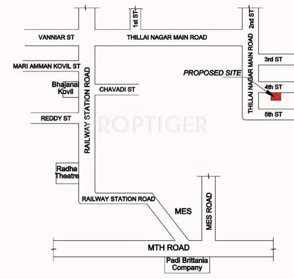 Rajni Foundation Appu Villa Location Plan