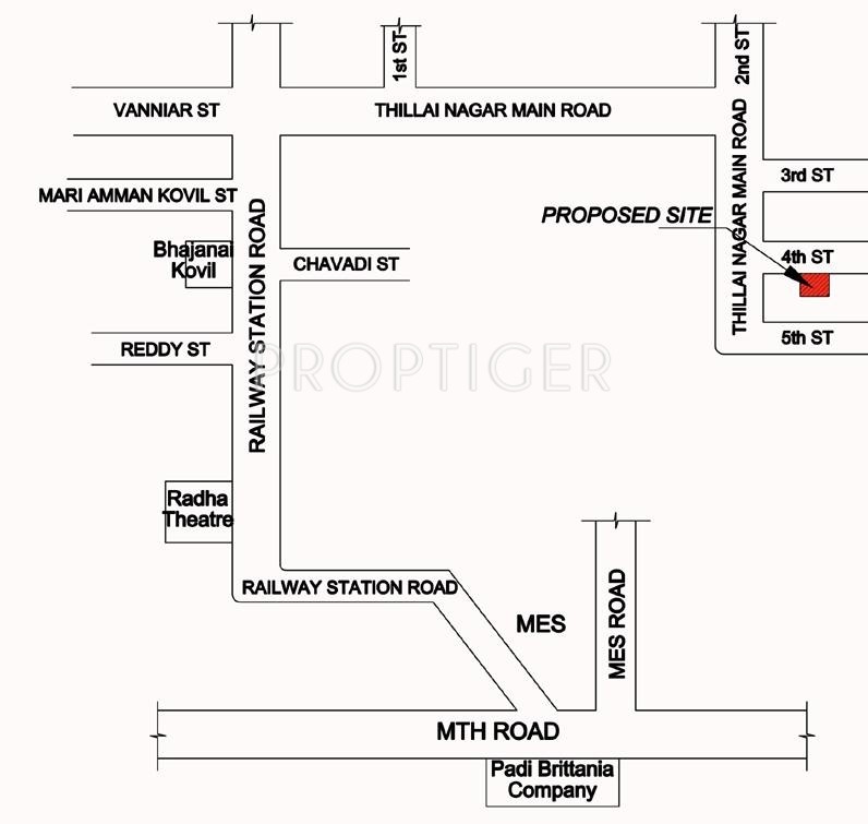 Rajni Foundation Appu Villa Location Plan