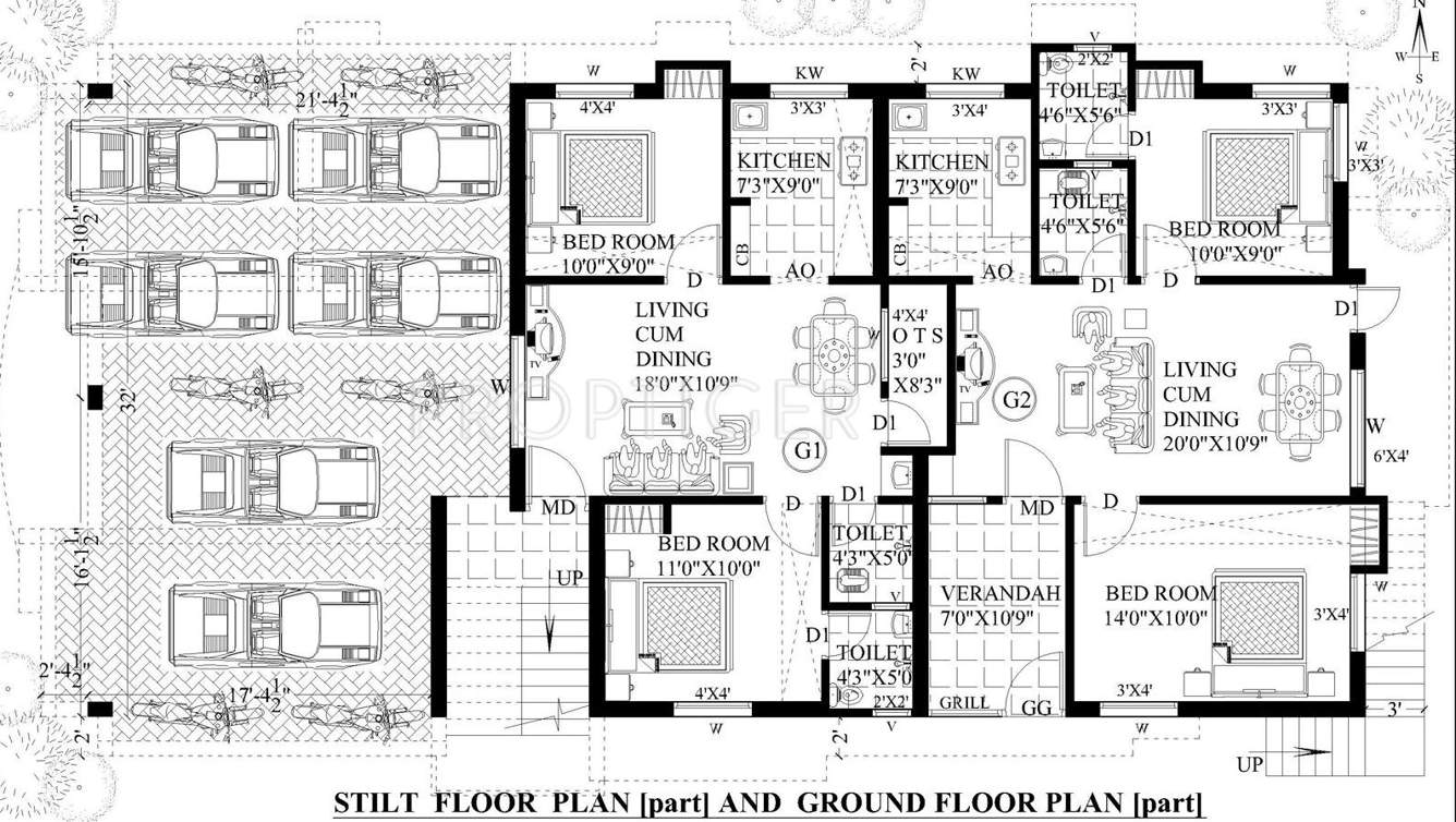 aishwarya Single Tower Cluster Plan