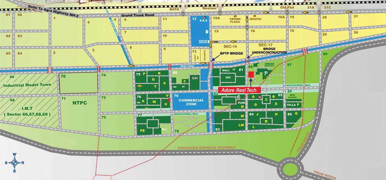  happy homes Images for Location Plan of Adore Happy Homes