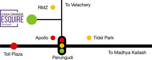  esquire Images for Location Plan of Casagrand Esquire