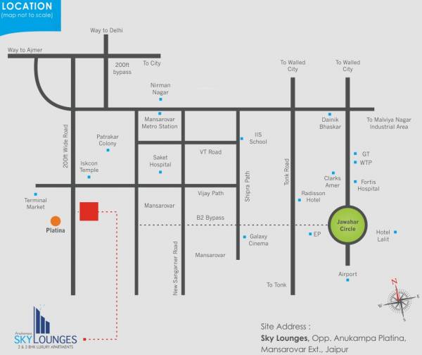 Images for Location Plan of Anukampa Sky Lounges