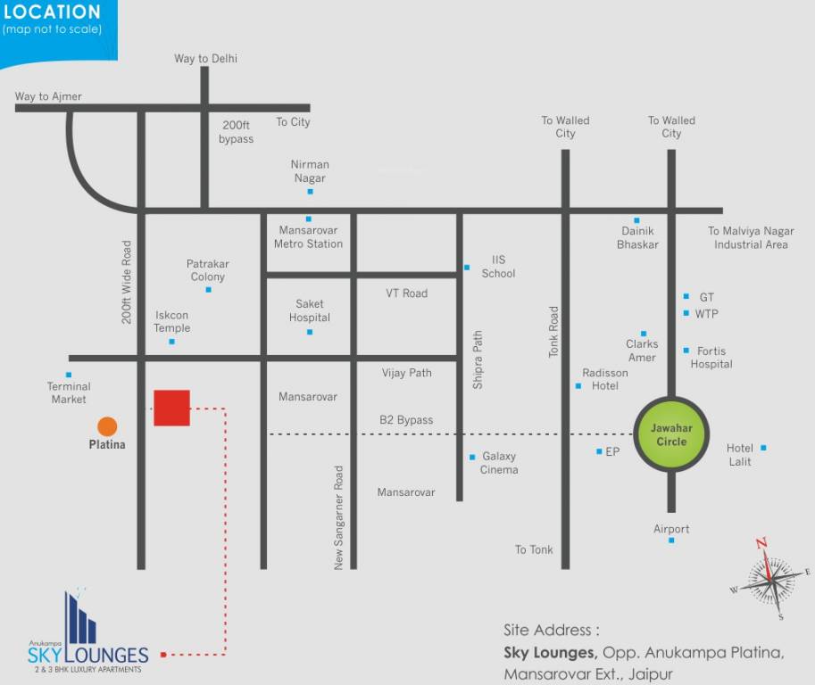 Images for Location Plan of Anukampa Sky Lounges